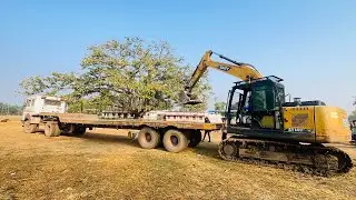New machine, Koklane work and new truck loading works in ExAvetor for new video work 16 trailer truc