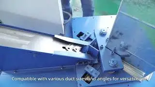BYFO CNC pneumatic TDF corner mounting machine for square duct