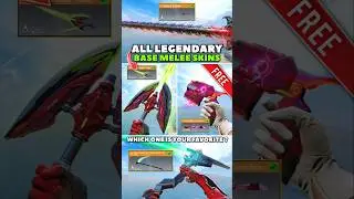All Legendary Base melee skins in CODM
