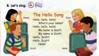 The hello song (unit 1- Let's go 1)
