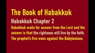 Habakkuk 2: The Book of Habakkuk, Catholic Bible Study, Fr. Tim Peters