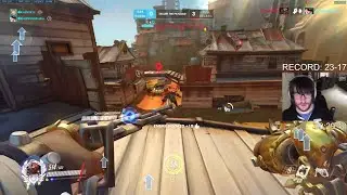 HARBLEU INSANE ROADHOG GAMEPLAY OVERWATCH SEASON 32 TOP 500