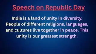 Republic day speech in english #republicdayspeech #26januaryspeech #republicdayspeech2026 #english 