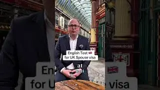 UK Spouse Visa - English test