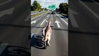 Goat's Hilarious E-Bike Ride! 🐐⚡ | Wild Animal Remix Adventure #funnygoat #shorts