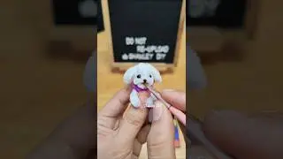 Cute pipe cleaner dog #pipecleanercrafts #pipecleanerart