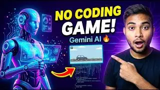 Gemini AI Se Video Game Kaise Banaye 🔥 | Bina Coding Game Banana | AI Game Development Hindi