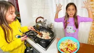 MARA ȘTEFANIA gătește MÂNCARE pentru toată FAMILIA