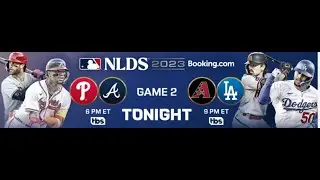 NLDS Game 2's Bets and Break Downs - 10/9/2023