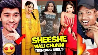Sheeshe Wali Chunni Instagram Trending Reels Reaction 😍🔥 | V2funreacts