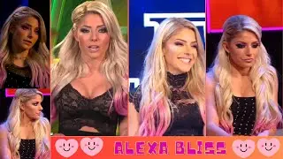 Alexa Bliss all beautiful and cute face expressions in and outside the WWE ring