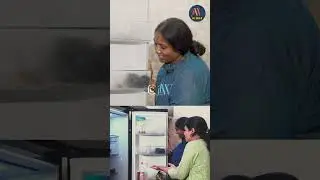 Fridge -ஏ காலி-ஆ இருக்கு 😯🙄 Deepa Shankar's Fridge tour 😅