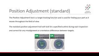 Tools | Position Adjustment | KEYENCE IV3 Vision Sensor Support