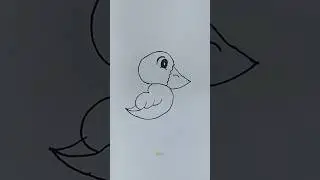 Как нарисовать утку шаг за шагом #asmr #duck #painting #trending #shortsfeed #viral #yt #drawing ...
