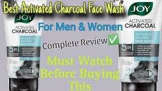 Joy Activated Charcoal Face Wash Complete Review ✅| Charcoal Facewash Review | 5 in 1 face wash