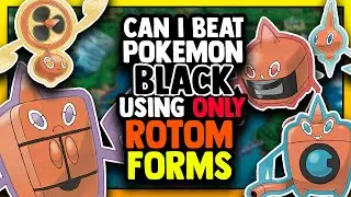 Can I Beat Pokemon BLACK Using ONLY ROTOM FORMS? (Pokemon Challenges)