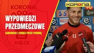 Michael Gardawski i Felicio Brown Forbes przed meczem z Pogonią (20.02.2019 r.)