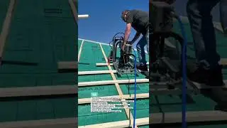 Roof Batten Fastening Machine | Faster Roofing Install #Construction #Roofing #Shorts