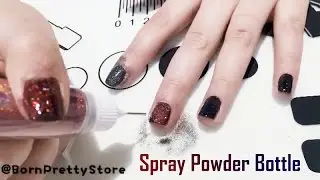 Голографическая лазерная пудра BornPrettyStore в бутылочке для нейл-арта