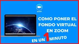 Como PONER FONDO VIRTUAL en ZOOM - FACIL y RAPIDO ✅
