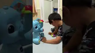 Vtech elephant #bossbaby #cutebaby #playing