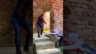 How easy it is to scare Spider-Man😱 #shorts