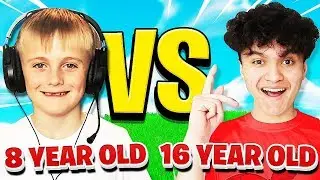 16 YEAR OLD vs 8 YEAR OLD (Fortnite 1v1)