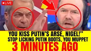 James O&rsquo;Brien HUMILIATES Farage LIVE with BRUTAL Putin Question! Reform in TOTAL MELTDOWN!