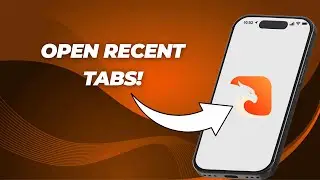How to Open Recent Tabs in Carbon Browser (Restore Recently Closed Tabs)