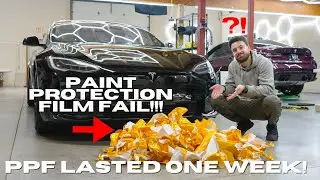 PPF FAIL! - PEELING AFTER ONE WEEK!? | New Matte Finish + Decals