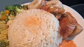 Chicken rice kan siam ve chhin/Veg.Chicken Rice recipe 😋#chickenricerecipe chickenrice