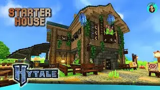 Cozy Starter House Speed Build in Hytale!