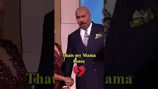 Steve Harvey breaks crying after seeing his mom's house