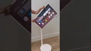 Cozyla Mate 32 Inch Mobile Portable TV Stand on Wheels Support Google Store. Link in Description.