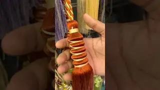 Art and craft /Curtain Tiebacks / Curtain Ropes making #tieback #curtains #viral #shorts