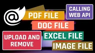 Blazor : Upload and Remove Multiple Files Calling Web API || Syncfusion