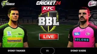 BBL13 | Sydney Thunders v Sydney Sixers | Match 1 - Cricket 24