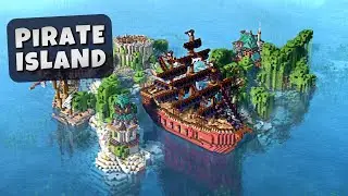 Minecraft Pirate Island | Full Timelapse (+Free World Download)