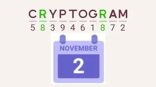 Cryptogram Daily Challenge November 2 2024 - 'Welcome to Monaco' Answers