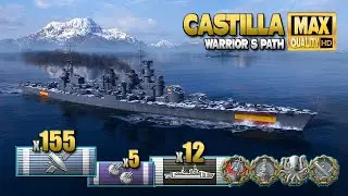 крейсер Castilla: Опасная жизнь на карте &laquo;Путь воина&raquo; - World of Warships