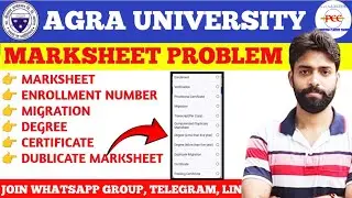 agra university duplicate marksheet  #agrauniversity #dbrau #agrauniversityexamnews 