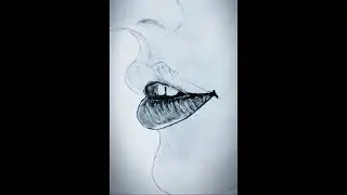 how to draw lips 👄|lips banane ki drawing|how to sketch lips