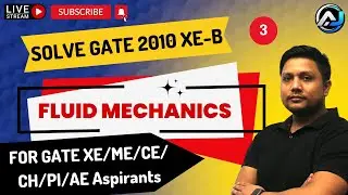 Solve GATE - 2010 XE- B (Fluid Mechanics) | Lec 3 #GATE2010XEPaper #FluidMechanics #GATE2010XE