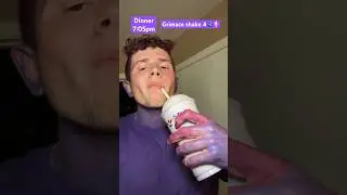 Drinking McDonald&rsquo;s Grimace shake for the whole day&hellip;