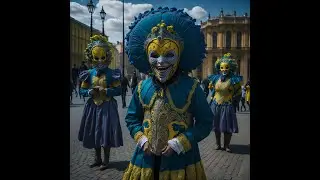 Ukrainian mask show at Yumarin in Odessa