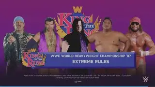 WWE 2K25 Undertaker VS Razor, Jesse, Yokozuna, Randy Extreme Elm. Match World Heavyweight Tittle '87