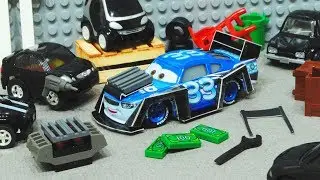 Cars 3 : Dud Throttleman's Upgrade Parts Installation! - StopMotion