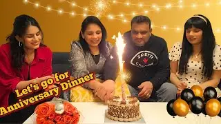 Happy Wedding💍Anniversary To Us ❤️ | Dinner At Angel Inn 😋 #konkanivlog #konkanivlogger #familyvlog 