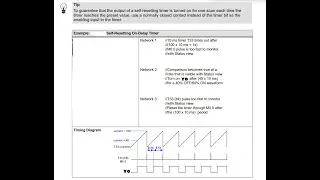 SELF RESETTING ON DELAY TIMER IN DELTA PLC