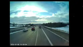 Driving on Snow-Covered German Autobahn ❄️ | Truck POV ASMR (No Music)